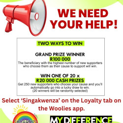 The countdown is on - please help Singakwenza!