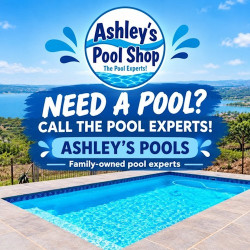 Family owned pool experts, Ashley's Pool Shop - in Hilton!