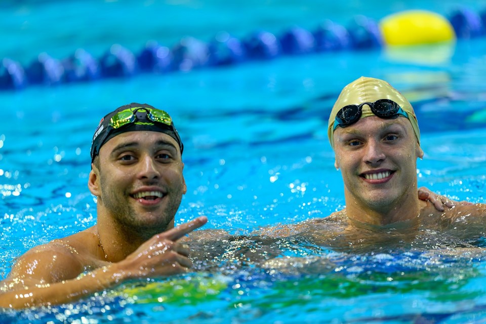 Day 5 Chad le Clos and Matt Sates