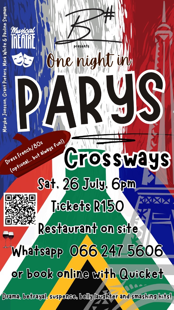 26 july crossways one night in parys