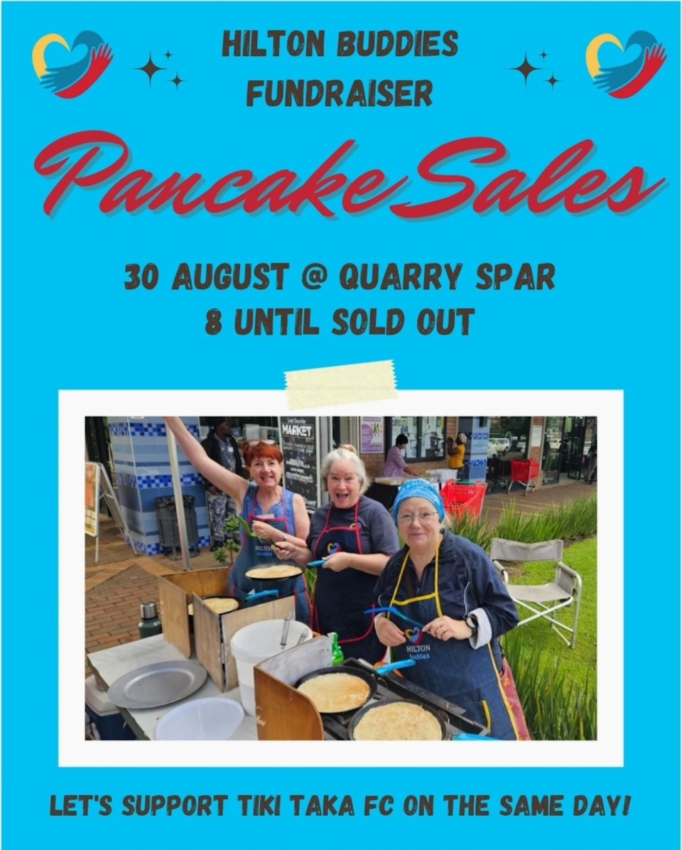 30 aug hilton buddies pancake sale