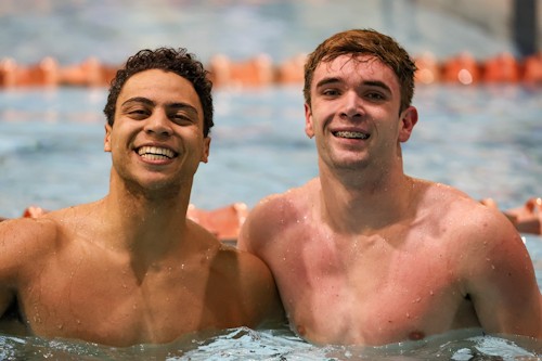 Michael Houlie L Chris Smith 50m breaststroke