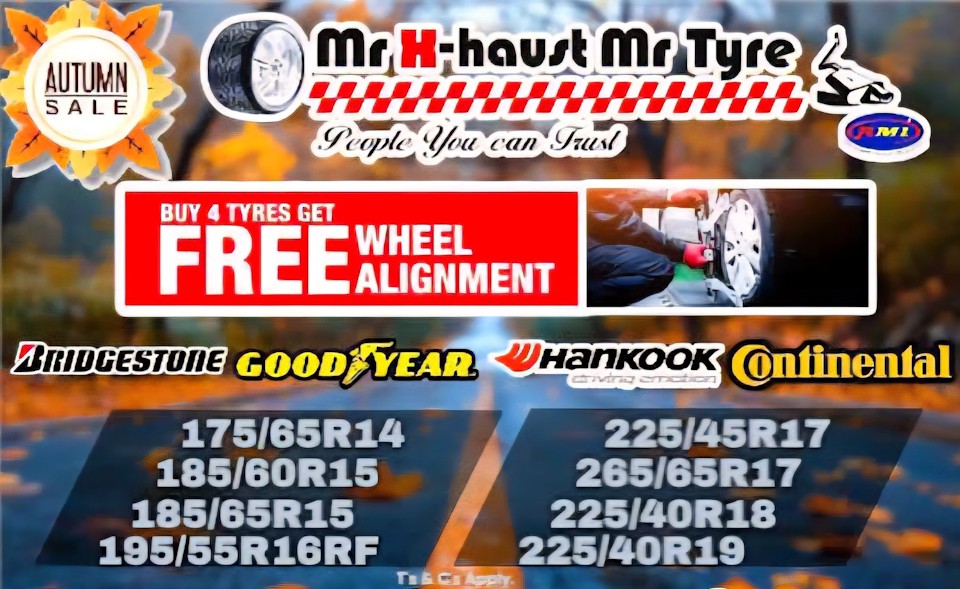 mr tyre mr xhaust hilton autumn special