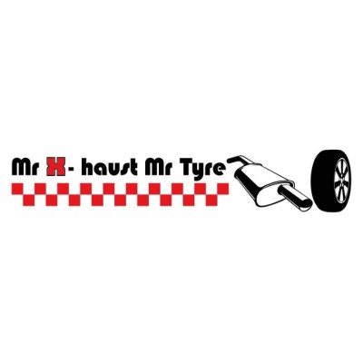 mr x haust mr tyre logo