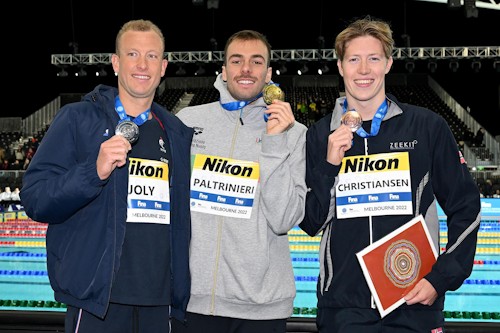 Damien Joly L claims silver at 2022 world short course champs