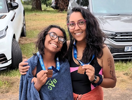 Kiara Naidoo and mom Mayuri Bhowan in 2024