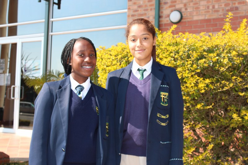 Celani Mchunu and Ki-An Kambaran - KZN U16 Girls Soccer  800x533