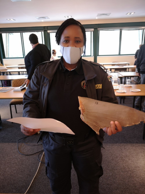 Mathapelo Kgukutu SARS Cape Town at Fin ID Training