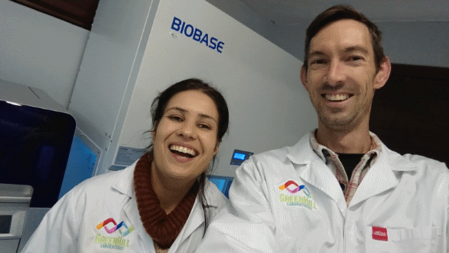 Dr Cara Lesley Bartlett and Dr Shaun Groenink Small