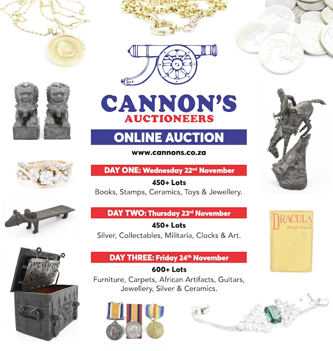 cannons online auction copy