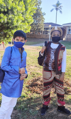 Dharmik Makawana and Philisande Dladla Grade 3