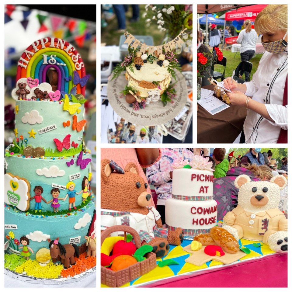 cake bake off collage