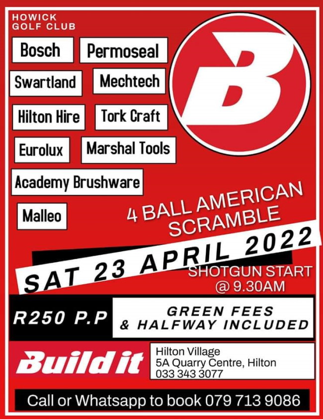 23 april build it golf day
