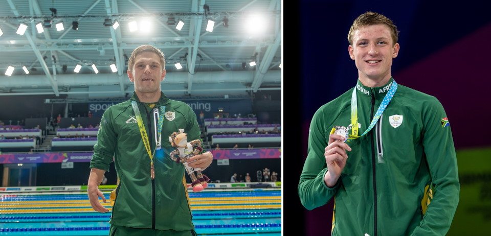 Christian Sadie S7 50m freestyle bronze Pieter Coetzer