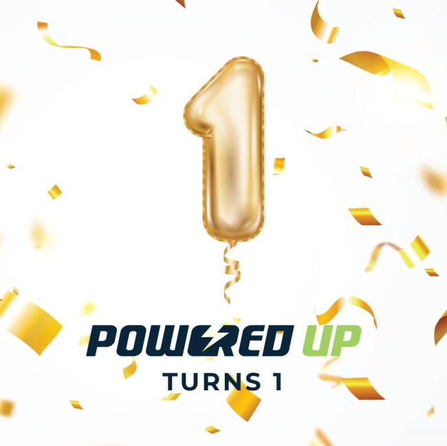 powered up 1st birthday