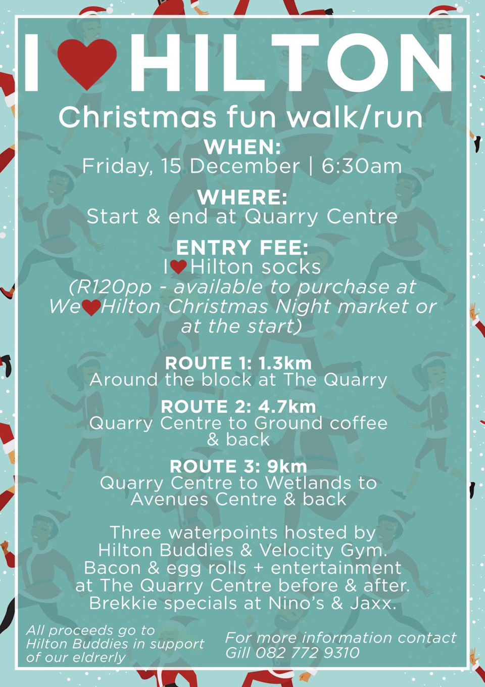 hilton run walk 2023 poster 960