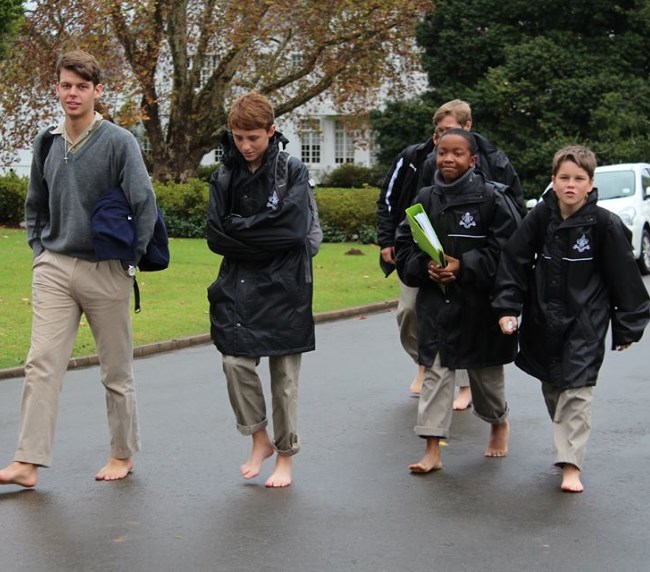 no shoes day hilton college