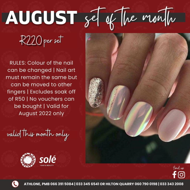sole august nail set
