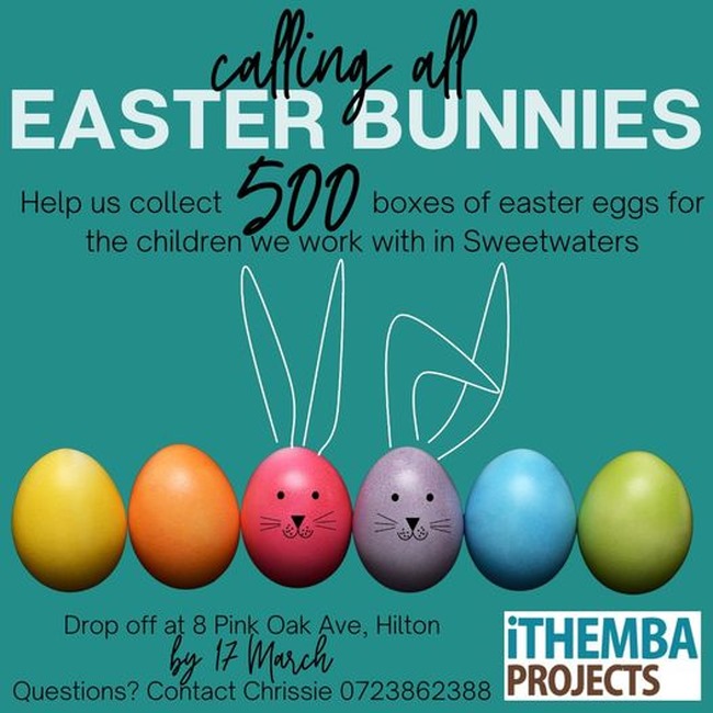 ithemba easter bunny call out