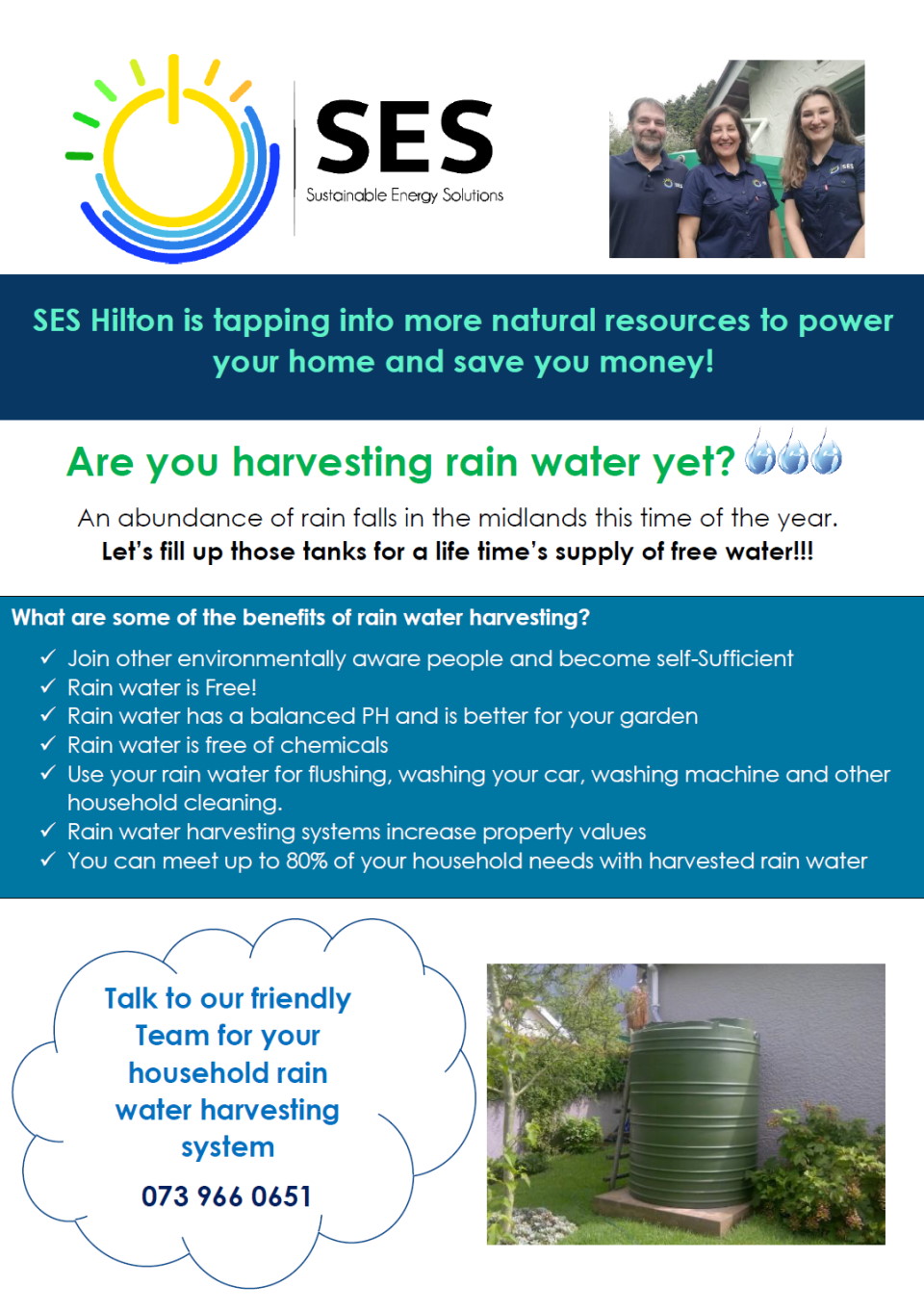 rainwater harvesting ses hilton