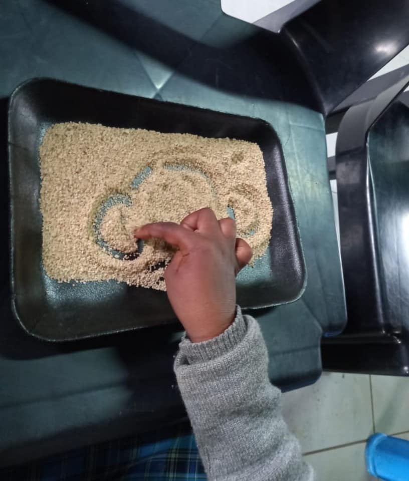 sand writring skill singakwenza