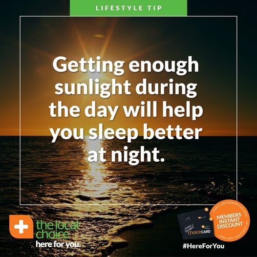sunlight helps sleep